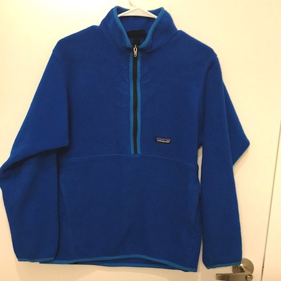 Patagonia Jackets & Blazers - EUC RARE Vintage PATAGONIA Womens Synchilla Front Pocket Pullover (M)